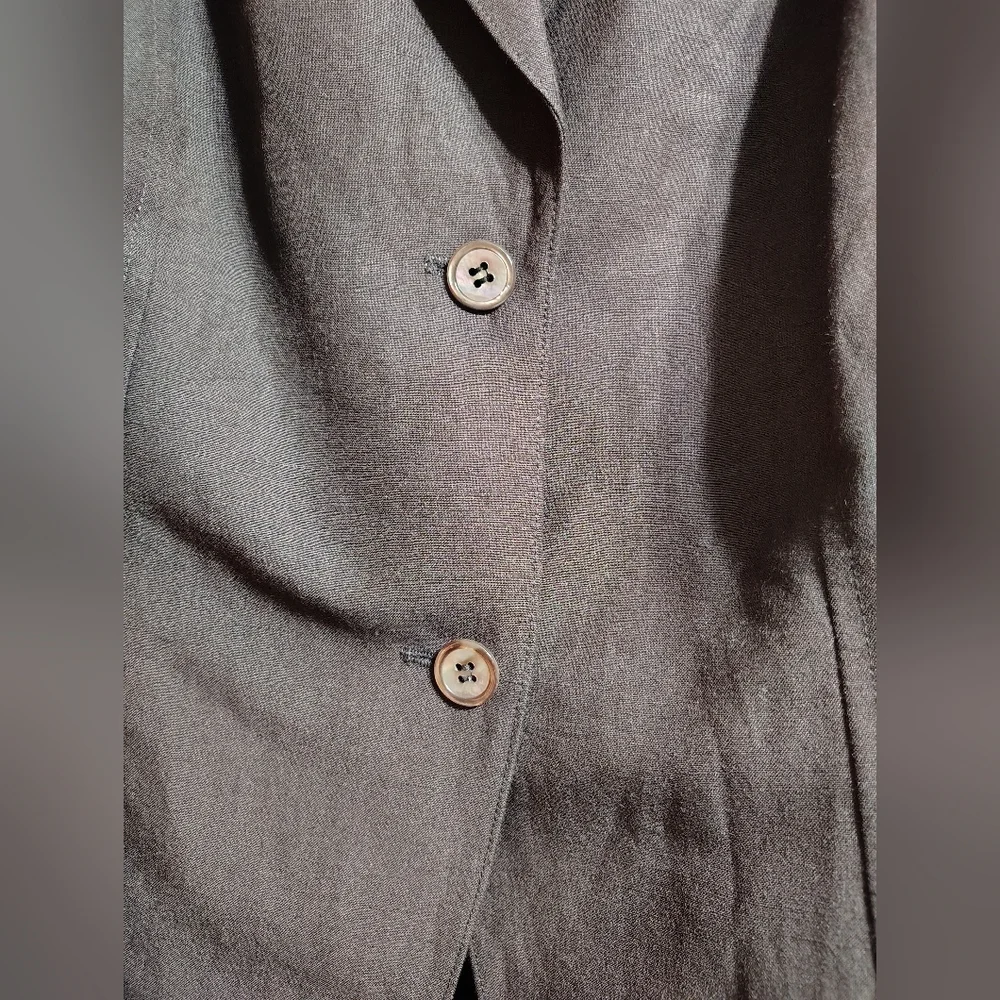 Context Woman Brown Linen Blend 2PC Suit | Size 18W | NWT